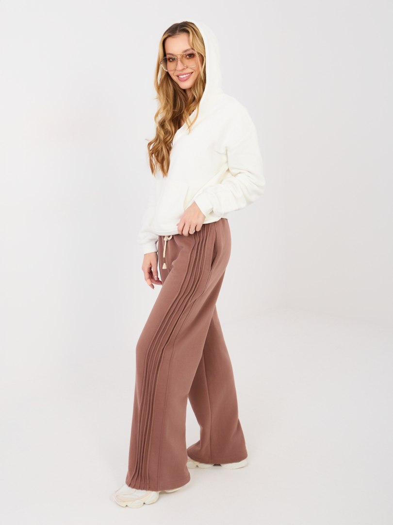 Spodnie dresowe-NS-DR-NS2557.96-brązowy